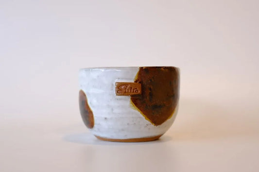 Cow Motif Glaze Handcrafted Ceramic Latte Cup