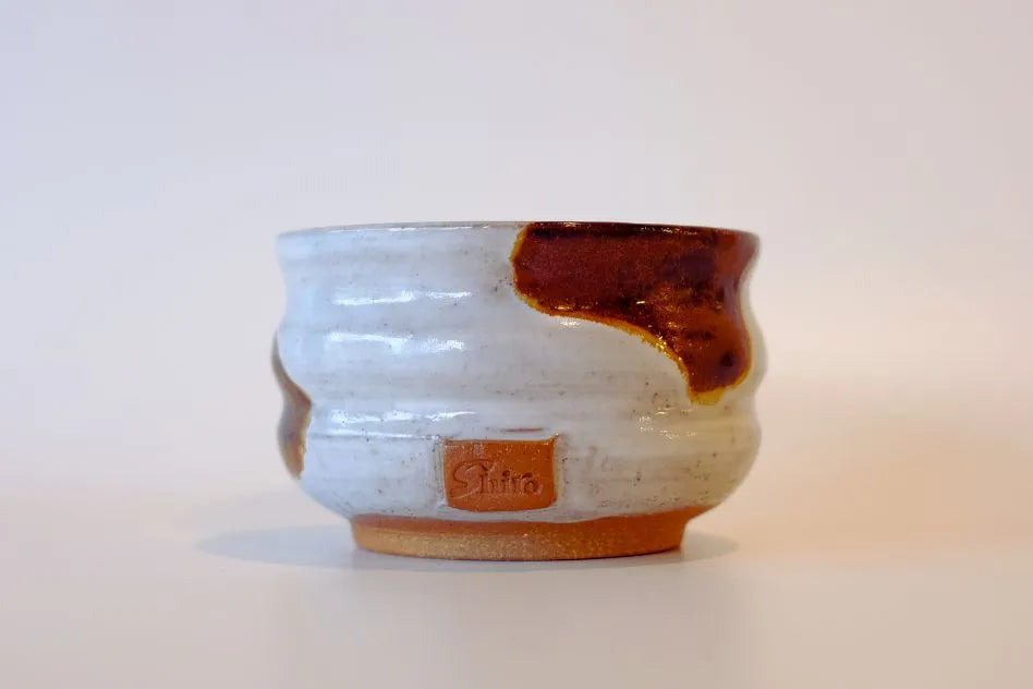Cow Motif Glaze Handcrafted Ceramic Matcha Bowl