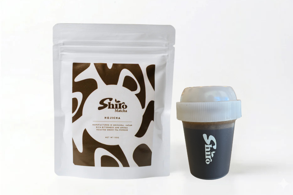Shaker + Hojicha